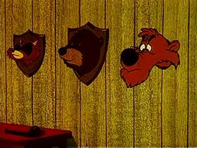 Screenshots from the 1961 Warner Bros. cartoon What