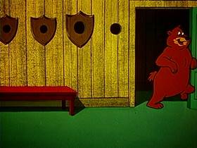 Screenshots from the 1961 Warner Bros. cartoon What