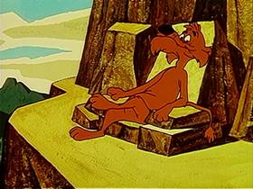 Screenshots from the 1961 Warner Bros. cartoon What