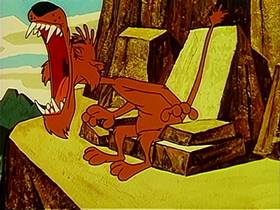 Screenshots from the 1961 Warner Bros. cartoon What