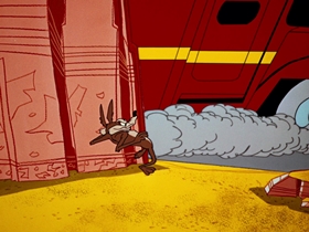 Screenshots from the 1961 Warner Bros. cartoon Beep Prepared