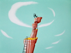 Screenshots from the 1961 Warner Bros. cartoon Beep Prepared