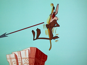 Screenshots from the 1961 Warner Bros. cartoon Beep Prepared