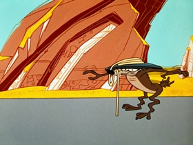 Screenshots from the 1961 Warner Bros. cartoon Beep Prepared