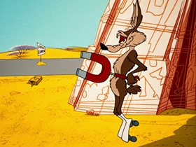 Screenshots from the 1961 Warner Bros. cartoon Beep Prepared