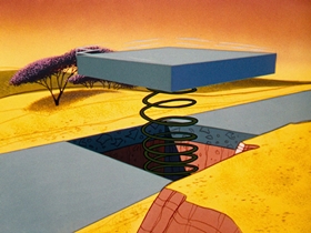 Screenshots from the 1961 Warner Bros. cartoon Beep Prepared