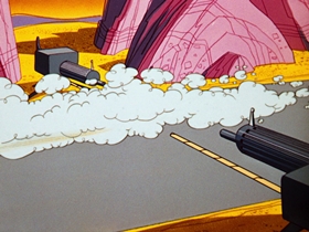 Screenshots from the 1961 Warner Bros. cartoon Beep Prepared