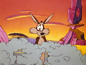 Screenshots from the 1961 Warner Bros. cartoon Beep Prepared