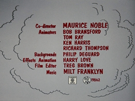 Screenshots from the 1961 Warner Bros. cartoon Beep Prepared