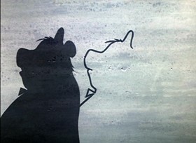 Screenshots from the 1961 Warner Bros. cartoon The Last Hungry Cat