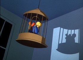 Screenshots from the 1961 Warner Bros. cartoon The Last Hungry Cat