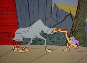 Screenshots from the 1961 Warner Bros. cartoon Nelly