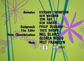 Screenshots from the 1961 Warner Bros. cartoon Nelly