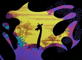 Screenshots from the 1961 Warner Bros. cartoon Nelly