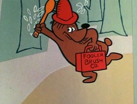 Screenshots from the 1961 Jay Ward Productions cartoon Goldilocks and the Three Bears