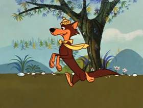 Screenshots from the 1961 Hanna-Barbera cartoon This Is My Ducky Day