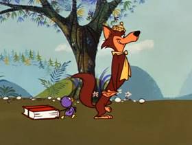 Screenshots from the 1961 Hanna-Barbera cartoon This Is My Ducky Day