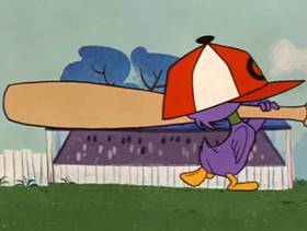 Screenshots from the 1961 Hanna-Barbera cartoon This Is My Ducky Day