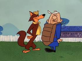 Screenshots from the 1961 Hanna-Barbera cartoon This Is My Ducky Day