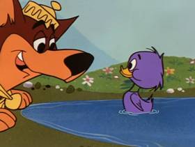 Screenshots from the 1961 Hanna-Barbera cartoon This Is My Ducky Day