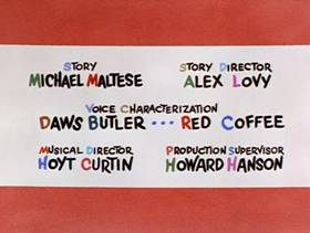 Screenshots from the 1961 Hanna-Barbera cartoon This Is My Ducky Day