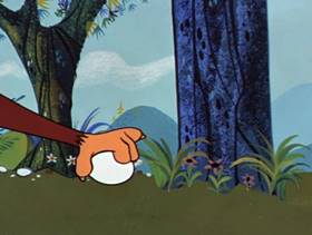 Screenshots from the 1961 Hanna-Barbera cartoon This Is My Ducky Day