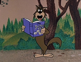 Screenshots from the 1961 Hanna-Barbera cartoon Oinks and Boinks