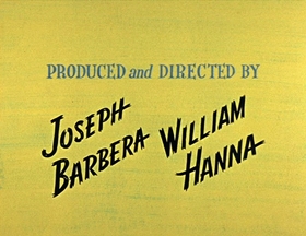 Screenshots from the 1961 Hanna-Barbera cartoon Oinks and Boinks