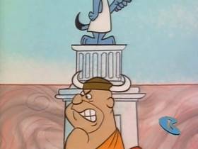 Screenshots from the 1961 Hanna-Barbera cartoon Ben Huck