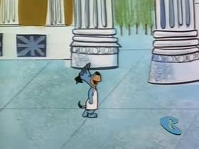 Screenshots from the 1961 Hanna-Barbera cartoon Ben Huck