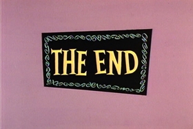 Screenshots from the 1961 Hanna-Barbera cartoon The Mark of El Kabong