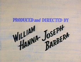 Screenshots from the 1961 Hanna-Barbera cartoon Dough-Nutty