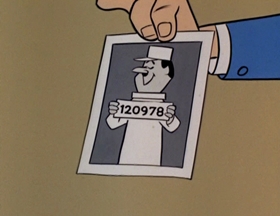Screenshots from the 1961 Hanna-Barbera cartoon Person to Prison