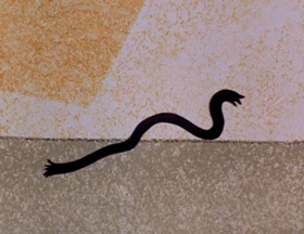 Screenshots from the 1961 Hanna-Barbera cartoon Person to Prison