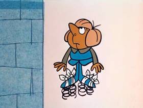 Screenshots from the 1961 Jay Ward Productions cartoon Snow White Meets Rapunzel