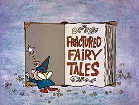 Screenshots from the 1961 Jay Ward Productions cartoon Snow White Meets Rapunzel