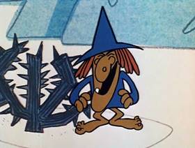 Screenshots from the 1961 Jay Ward Productions cartoon Snow White Meets Rapunzel