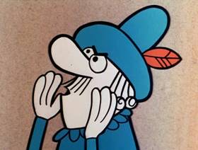 Screenshots from the 1961 Jay Ward Productions cartoon The Little Princess