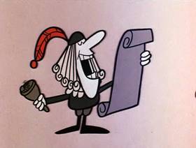 Screenshots from the 1961 Jay Ward Productions cartoon The Little Princess