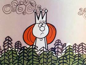 Screenshots from the 1961 Jay Ward Productions cartoon The Little Princess