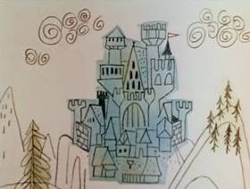 Screenshots from the 1961 Jay Ward Productions cartoon The Little Princess