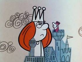 Screenshots from the 1961 Jay Ward Productions cartoon The Little Princess