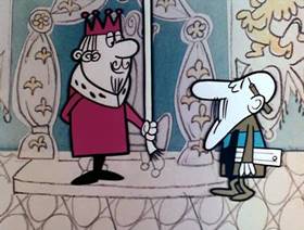 Screenshots from the 1961 Jay Ward Productions cartoon The Little Princess