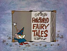 Screenshots from the 1961 Jay Ward Productions cartoon Slow White and Nose Red