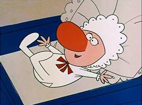 Screenshots from the 1961 Jay Ward Productions cartoon Prince Hyacinth and the Dear Little Princess