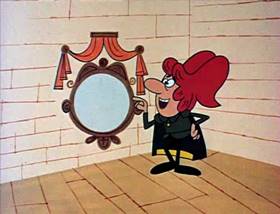 Screenshots from the 1962 Jay Ward Productions cartoon Red White