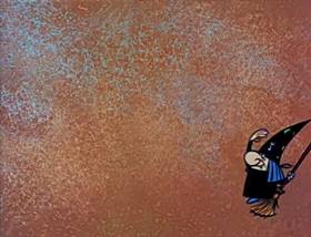 Screenshots from the 1962 Jay Ward Productions cartoon Red White