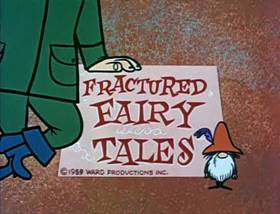 Screenshots from the 1962 Jay Ward Productions cartoon Red White