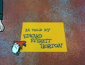 Screenshots from the 1962 Jay Ward Productions cartoon Red White