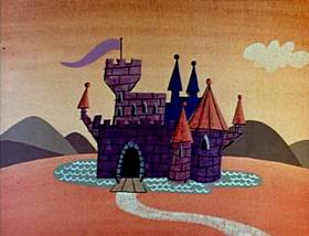 Screenshots from the 1962 Jay Ward Productions cartoon Red White